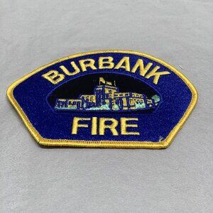 Burbank California Fire Patch New Old Stock